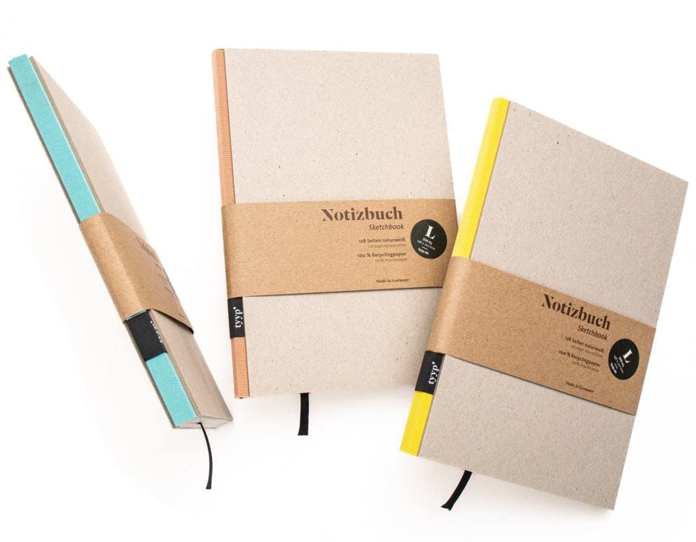 Design notebook DIN A5 tyyp sustainable nature design