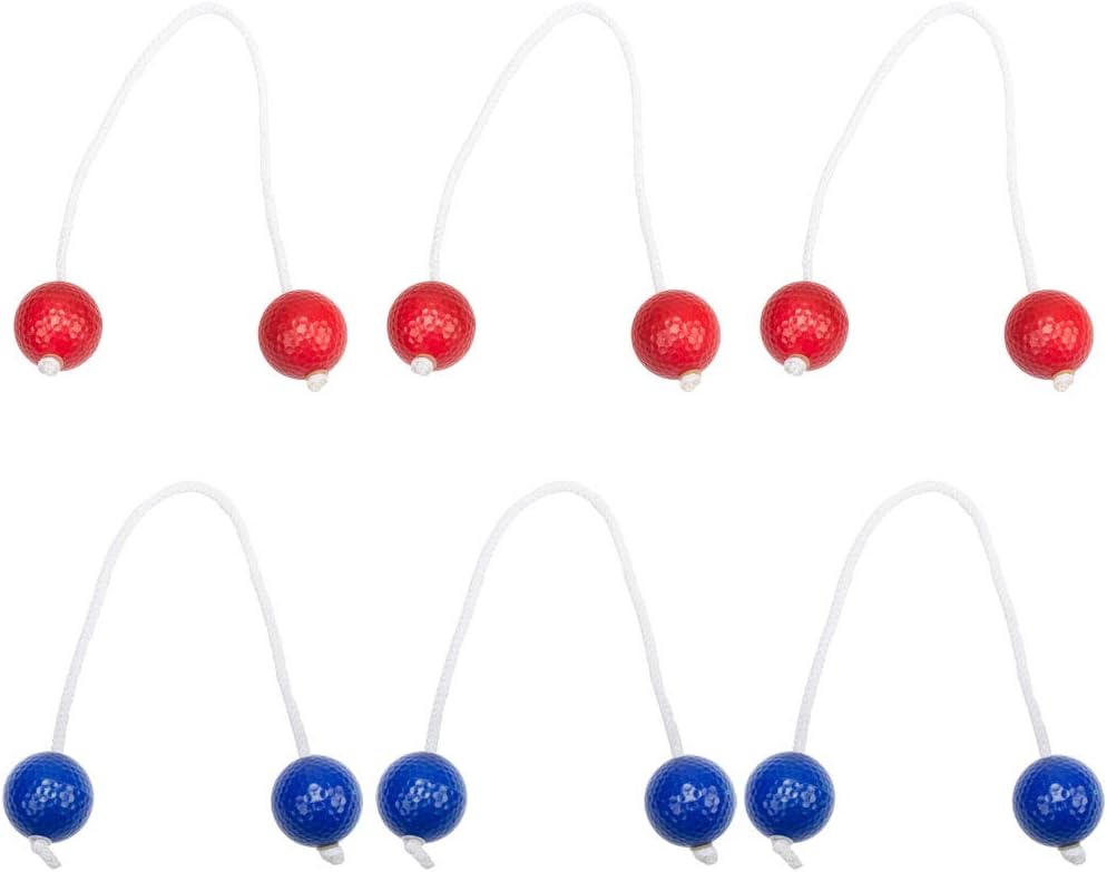 GSE Games & Sports Expert Ladder Golf Ball Toss Game Replacement Ladder Balls Set, 6-Pack Tournament Quality Bolos Bolas with Real Golf Balls : Sports & Outdoors