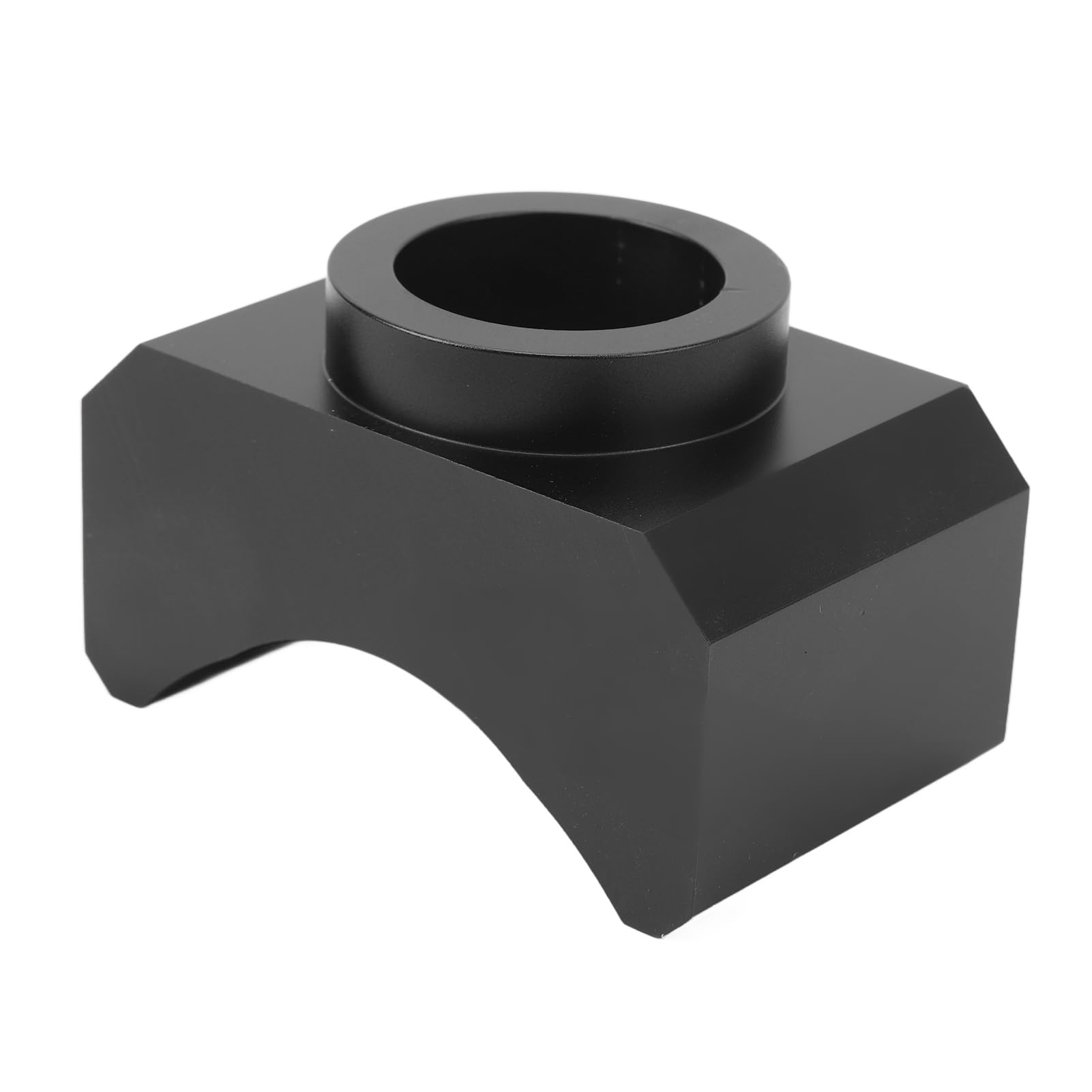 Wakects Adapter Osi Podnośnika Siodełko do Podnoszenia, Aluminiowy Adapter Podnośnika Hydraulicznego do Butelkowego Podnośnik Podłogowy o Trwałej Konstrukcji Podnoszenia Pojazdu (BLACK)