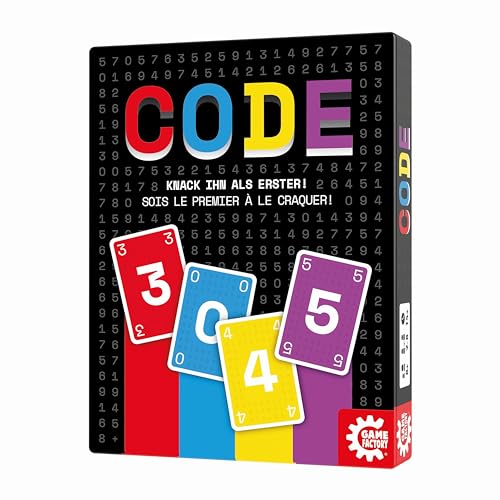 Game Factory 646301, Code, Kartenspiel für Erwachsene und Kinder ab 8 Jahren, 2-8 Spieler