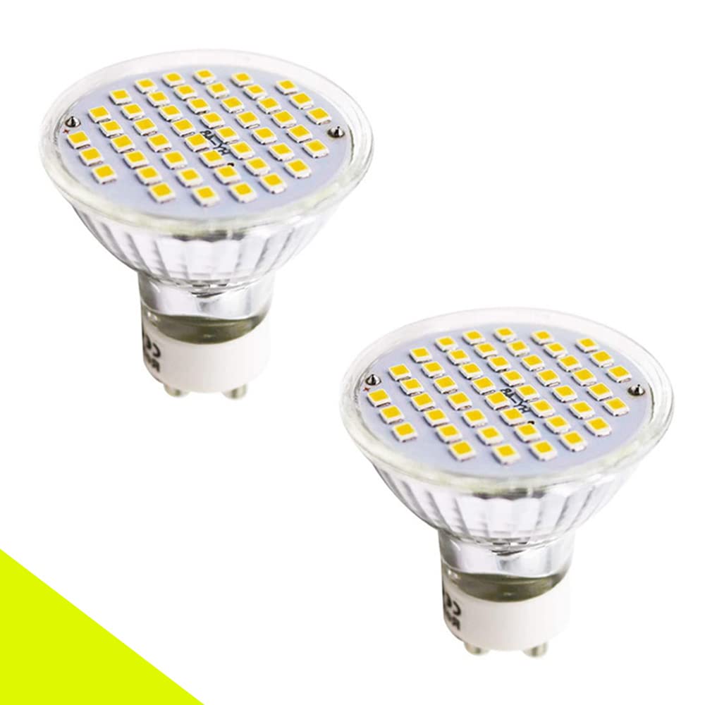 Chao Zan 2.5W GU10 LED Bulb Warm White 2700-3000K Halogen Spotlight Equivalent 260lm Low Energy Saving Light Bulbs 120ยฐ Wide Beam Non Dimmable 220V 230V 240V LED Lamp Bedroom, 2 Pieces