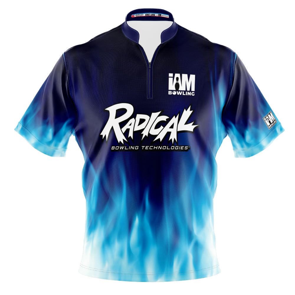 Logo Infusion Dye-Sublimated Bowling Jersey (Sash Collar) - I AM Bowling Fun Design 2016-RD - Radical (6X-Large) Multicolored