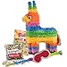 Produktbild Pinata-Set: Pinata buntes Lama + Maske + Trolli Süßigkeiten-Füllung + Konfetti - Kindergeburtstag gegen langeweile