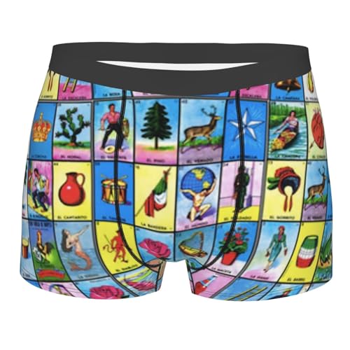 Happy Halloween Black Bats Men's Boxer Briefs Breathable Stretch Underwear novelty Trunk Underwear