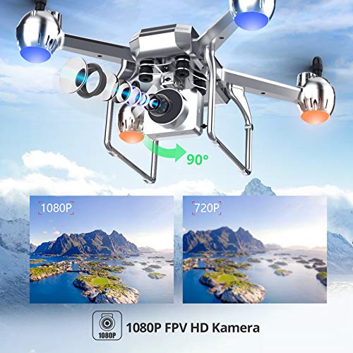 Eanling HS140 Drohne mit Kamera 1080P HD für Anfänger,RC Quadrocopter ferngesteuert mit FPV Live Übertragung,Lange… – Bild 3