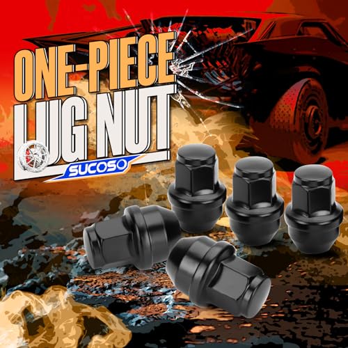 Image of 14x1.5 Lug Nuts for Ford F150 2015-2024, Solid One Piece Design Anti-Swell | Fits F-150 Lincoln Navigator on FORD OEM Aluminum Wheels, OE Replacement For ACPZ-1012-B Through-Hardened Steel