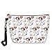 UOIMAG Trousse de toilette pour femme en cuir synthétique étanche, Mignonne infirmière blanche, Taille unique