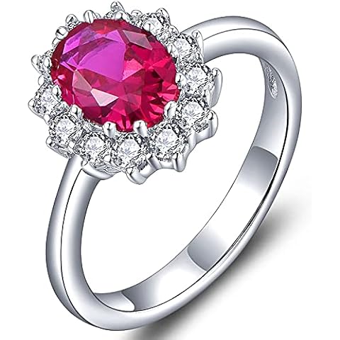 YL Anillo de Compromiso Rubí Oval Cover