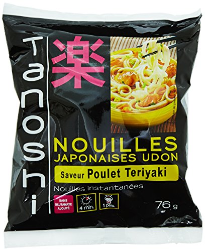  Tanoshi Nouilles Udon Instantanées Poulet 76 g...