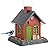 North States Village Collection Old Town Pub Birdfeeder: Easy Fill and Clean. Squirrel Proof Hanging Cable included, or Pole Mount . Large, 5 pound Seed Capacity (9.5 x 10.25 x 11, Brick Red)