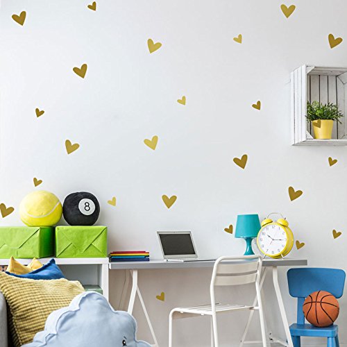Generic Heart Wall Sticker Baby Nursery Love Heart Wall Decal Kids Room
