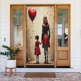 Uso de decoración versátil: estas cubiertas decorativas para puerta con estampado retro de madre n.º 3 son ideales tanto para interiores como exteriores. Utilízalos como letrero de puerta de verano, decoración de puerta o pancartas para exteriores. También sirven como pancartas de verano para letreros interiores y exteriores para porche, adecuados para vacaciones, fiestas y decoración diaria
