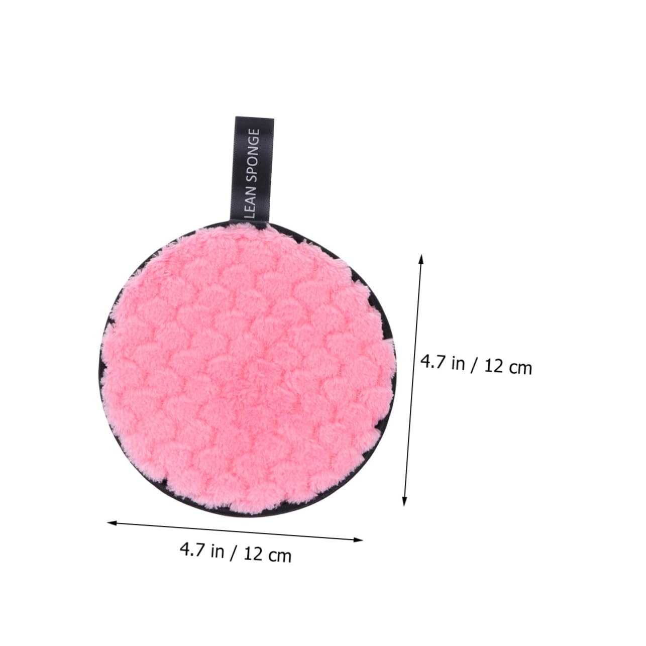 NULYLU 6 Pcs Reusable Makeup Fluffy Facial Cleaning Pads Makeup Accessories Random Colors