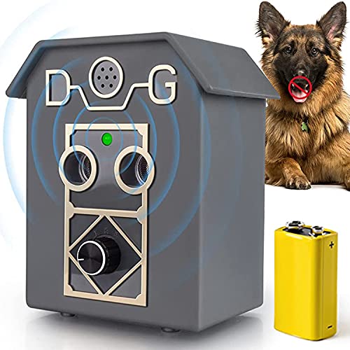 Anti-Bark Device, Sonic Anti Barking Device, Rechargeable & Waterproof Bark Deterrent with 50 Ft Range, 4 Adjustable Mode, Sonic Bark Deterrents Safe for Small Pond Filters Large Dogs