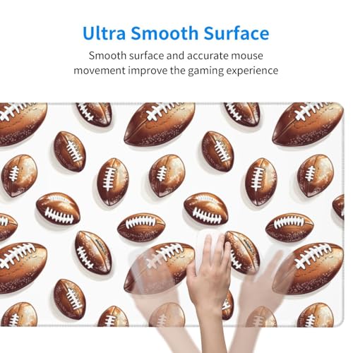 Tapis de souris de jeu grand format rugby tapis souris ordinateur