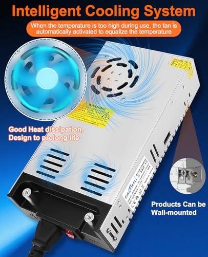 Image of EAGWELL 110V to 12V Converter 12V Power Supply 360W 30A | New Version Universal Switching DC Power Supply for RV, Pump, LED Strip, LCD Monitor,3D Printer,CCTV,Computer Project