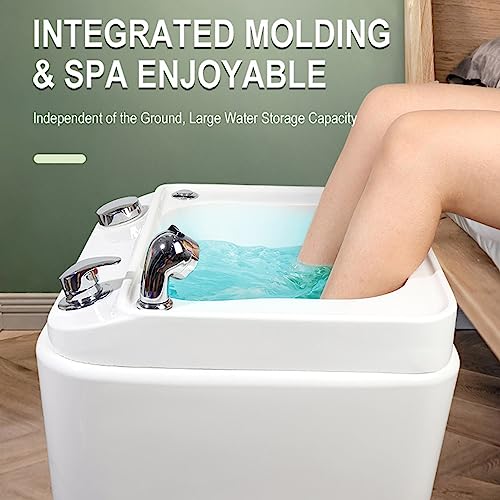 Masajeador de pies acrílico con calor y spa portátil miniatura 2