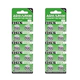 10/20/30/40個入り LR1130 AG10電池高容量ボタン電池 68mAh 1.55V信頼性の高い電力供給 幅広い互換性 カーキーホルダー、腕時計、リモコン、電卓などに最適
