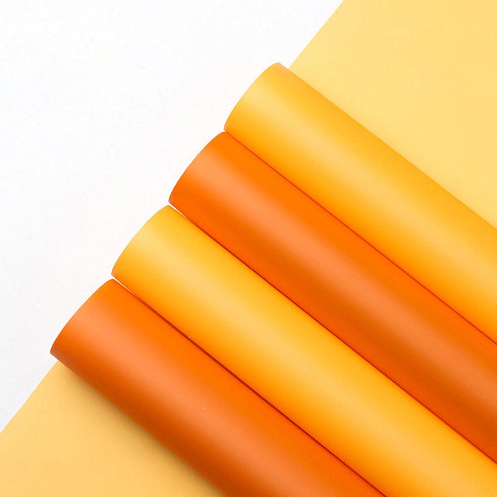 Papier Do Pakowania Prezentów Papier Do Pakowania Prezentów20 Sztuk/Torba Pure Color Dwustronny Matowy Papier Opp Opakowanie Materiał Kwiaty Kwiaty Papier Piekarski Cukierki Prezent-Czerwony