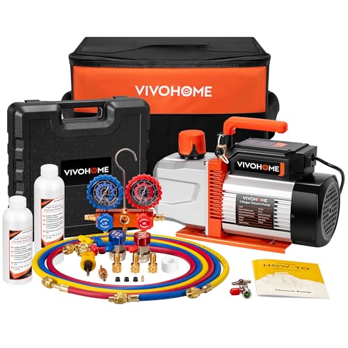 Kit bomba de vacío y manómetro 1/2 HP VG Series miniatura 1