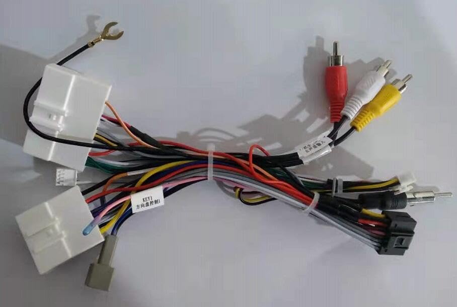 Car 16pin for Audio Wiring Harness with Canbus Box for Nissan X-Trail Qashqai （Israeli ） Aftermarket Stereo Installation Wire Adapter - (Color Name: AB Cable-canbus Box)