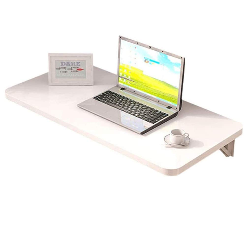 Table pliante murale pour petit espace : libérez au sol 120x50cm de cuisine ou bureau