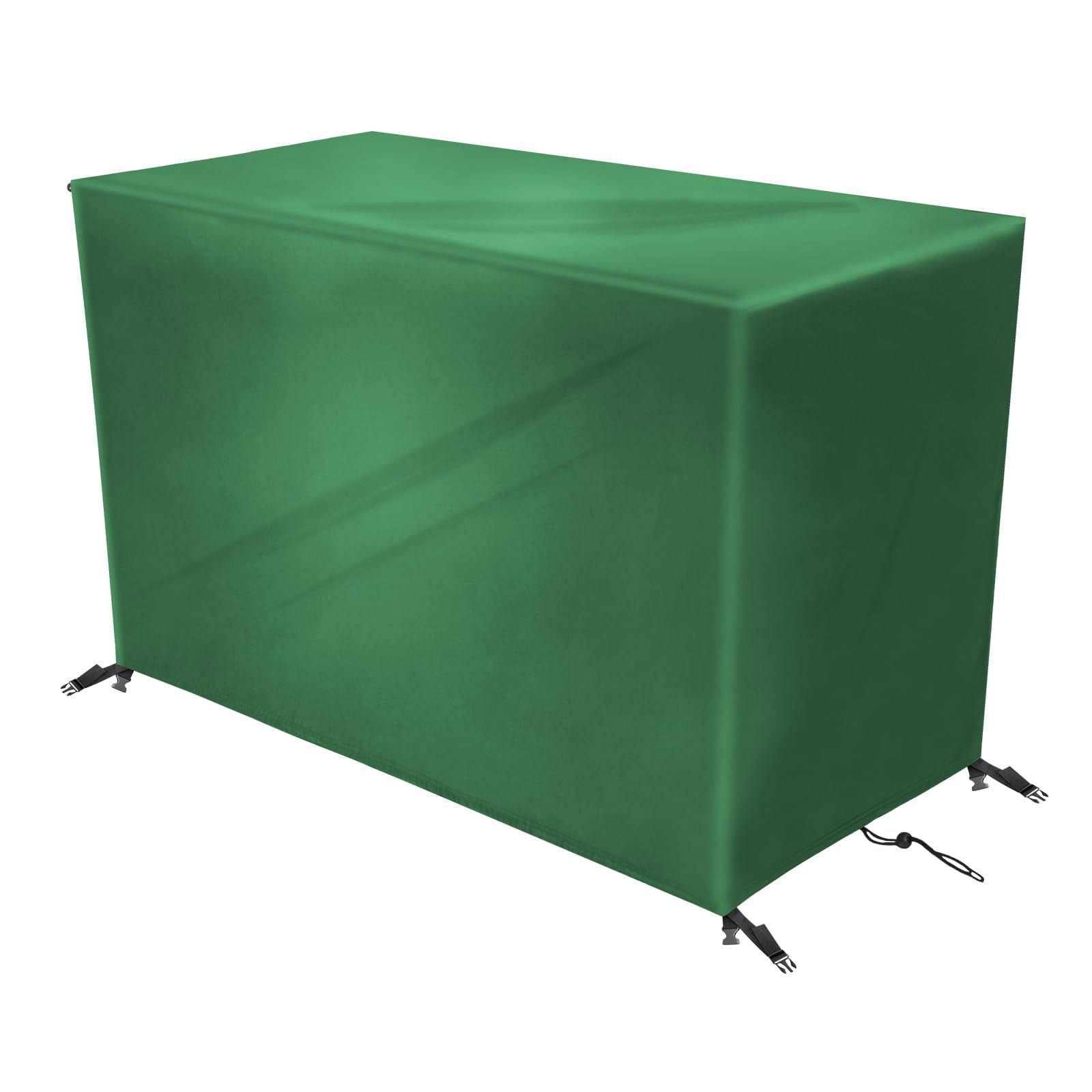 Copertura per mobili da esterno 200 x 160 x 100 cm, impermeabile, in tessuto Oxford 420D, antivento, protezione da giardino per divano in rattan, rettangolare, verde