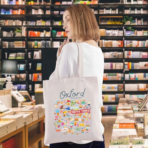 WZMPA Oxford Ohio Tote Bag Oxford Tour Gift Oxford Hotty Toddy Shopping Grocery Bag Oxford Vacation Merchandise3