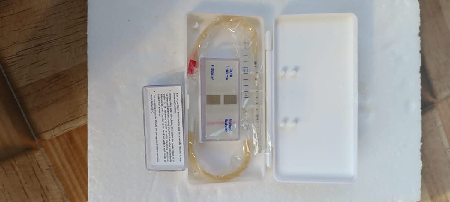 SSD Neubeur Blood Counting Chamber Brightlined, German Complete Haemacytometer Set 2