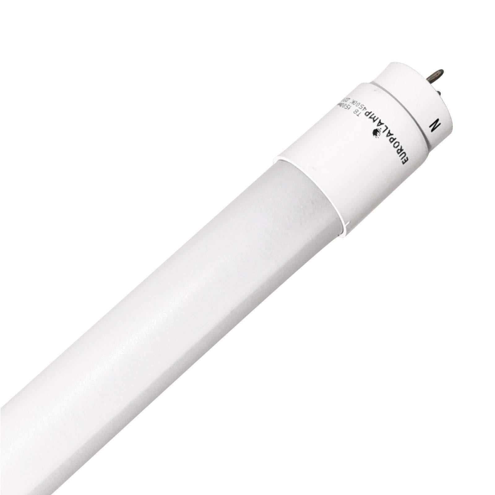 Europalamp – Lote de 10 tubos neón LED 18 W 120 cm T8 blanco neutro 4500 K gama Pro