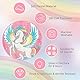 Tociwih Glow in The Dark Einhorn Decke, Einhorn Geschenke für 2 3 4 5 6 7 8 9 10 Jahre altes Mädchen, Weiches rosa Einhorn werfen Decke Geburtstag Osterspielzeug für Mädchen Alter 6-8, 50’’ x 60’’