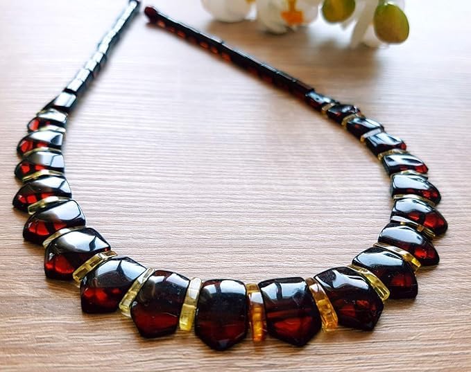 Baltic Amber Necklace Collar Women/Certified Genuine Baltic Amber
