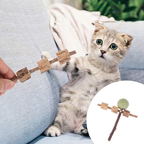 POPETPOP 6Pcs Pet Chew Toy Brinquedo da Mastigação Do Cão Do Gato de Madeira para Chewers Agressivos