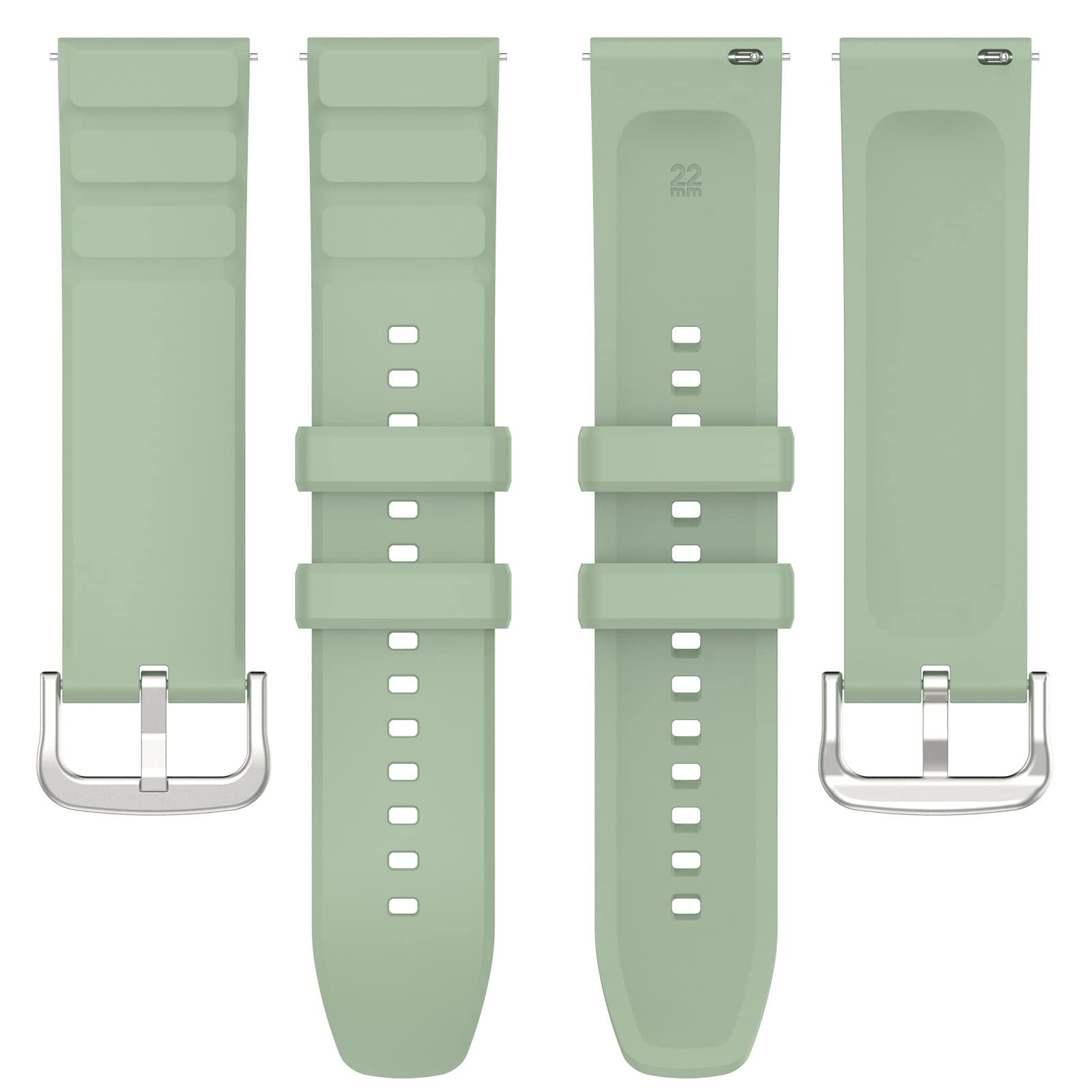 Paski do zegarków pasują do Amazfit GTR 4 / GTR 4 Pro / GTR 2e, 2 szt., 22 mm, silikonowy zamiennik pasków do zegarków, paski na nadgarstek, pasuje do POLAR GRIT X/Vantage M2 (fioletowo-czarny)