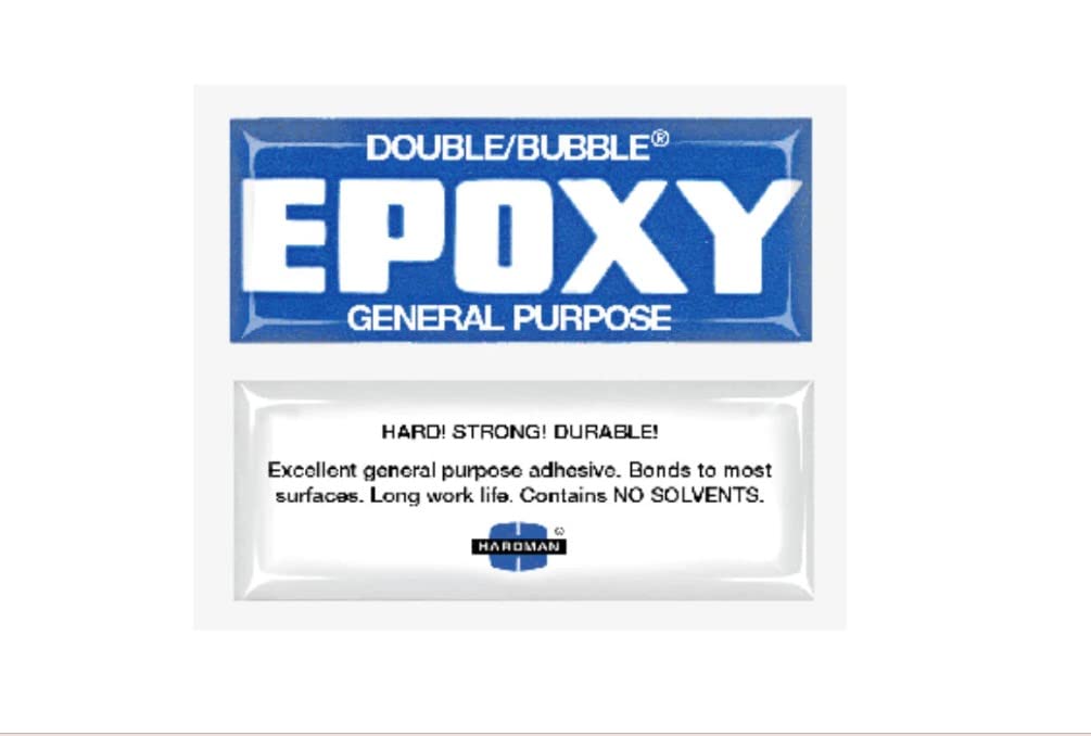 Hardman Double Bubble Blue General Purpose Slow-Setting Epoxy (2 hours) 5 Packs (#04005)