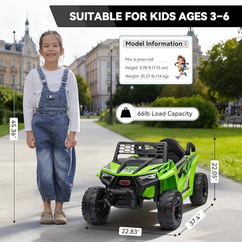 TOBBI 12V Kids Electric UTV