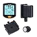Bike Computer, RISEPRO® Wireless Bicycle Speedometer Bike Odometer Cycling Multi Function Waterproof 4 Line Display with Backlight YT-813