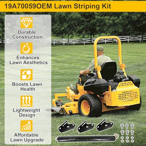 Kit de rayure tondeuse compatible Cub Cadet ZT1 Troy-Bilt - 5