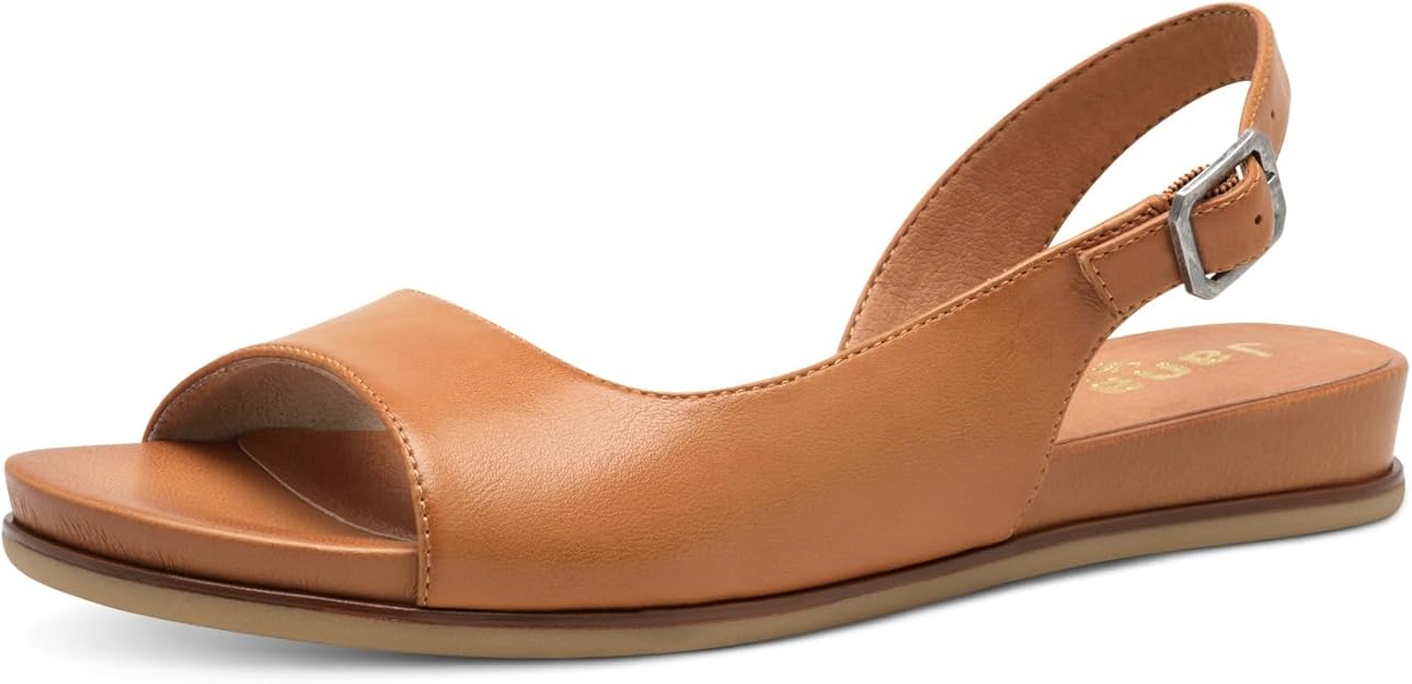 Jana dames Jana Damen Sandalen Flach Elastisch VeganPlatte sandaal