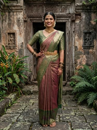 MIMOSA kanjivaram silk saree in art silk – image 4