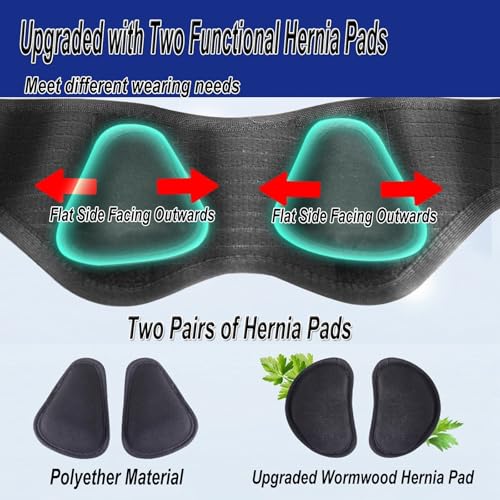 Faja para Hernia Mediana unisex para soporte inguinal miniatura 3