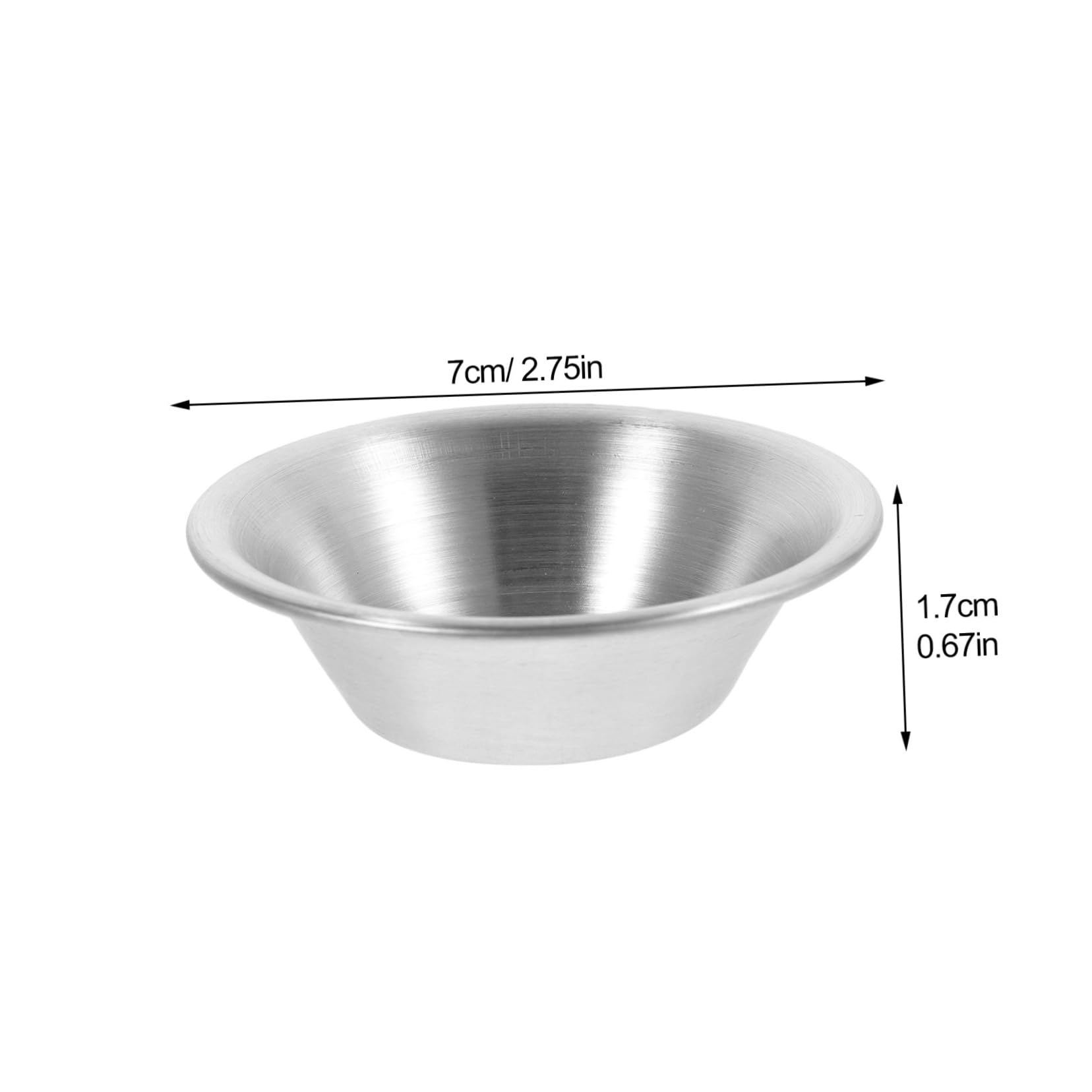 OFFSCH Egg Tart Shell 4pcs Steel Tart Baking Muffin Cups Scratch Easy to Demould