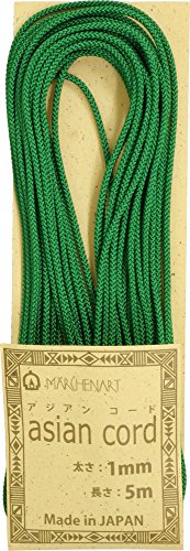 メルヘンアート アジアンコード 1mm Col.731 緑 5m