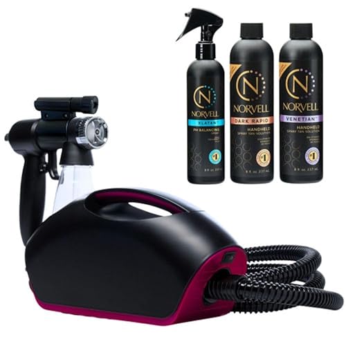 Fascination Spray - Kit de bronceado con paquete ligero con soluciones de bronceado y spray de preparación