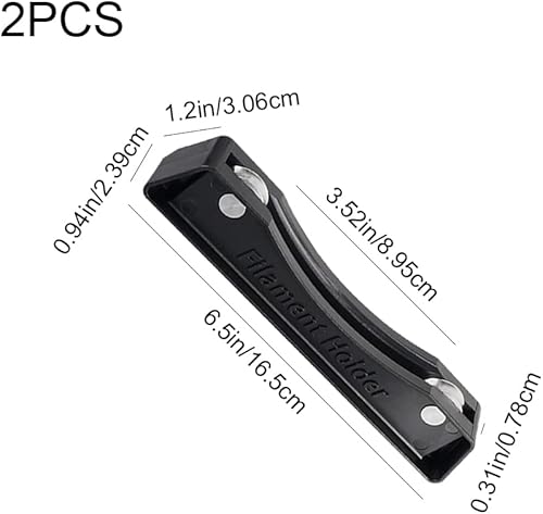 Miniatura 2 de huanghqWanJia Soporte de filamento para impresora 3D, soporte ajustable para carrete de impresora 3D, soportes duraderos para materiales de