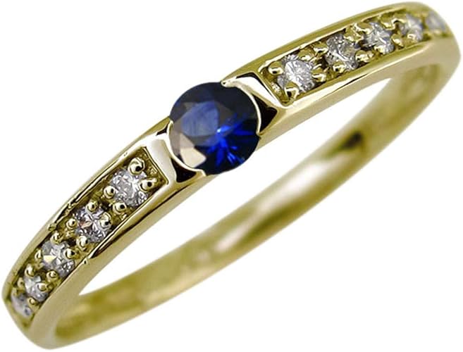 Amazon プレジュール ピンキーリング サファイア 指輪 イエローゴールド 18k レディース エンゲージリング レディース リング 通販 Amazon プレジュール ピンキーリング サファイア 指輪 イエローゴールド 18k レディース エンゲージリング レディース リング 通販