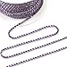 Rytenz 10 Yards 2 MM Rhinestone Chain Trim Crystal Rhinestone Close Chain Trim Shiny Rhinestone Chain for Sewing Crafts, DIY Decoration, Jewelry, Clothing, Shoes (Purple-2)