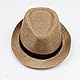 keland Fedora Trilby Hut Sommer Strohhut Panamahüte für Damen Herren (Khaki)