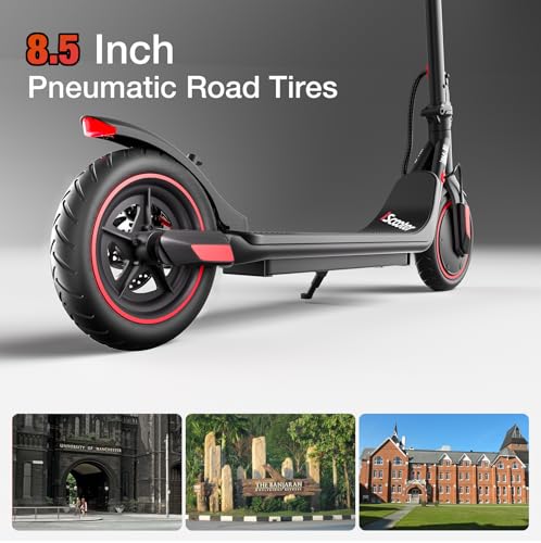 image for iScooter Electric Scooter for Adults & Teens, 500W Peak Power, Up to 1