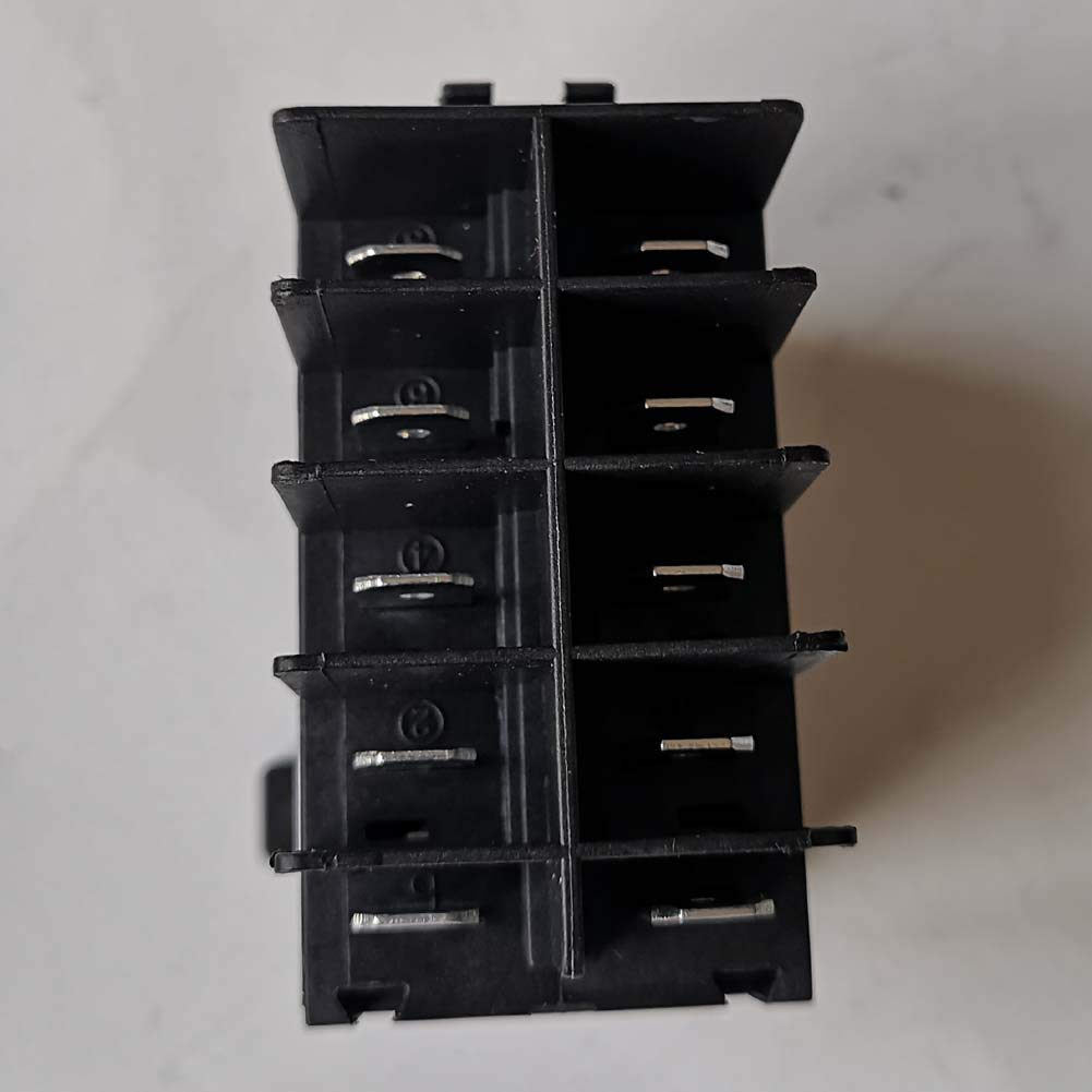 KEDU JD3 Relé electromagnético KJD11 de 10 pines Relé de interruptor electromagnético interruptor para aparatos eléctricos con apagón y protección contra bajo voltaje 5NO 230V 16A 50Hz